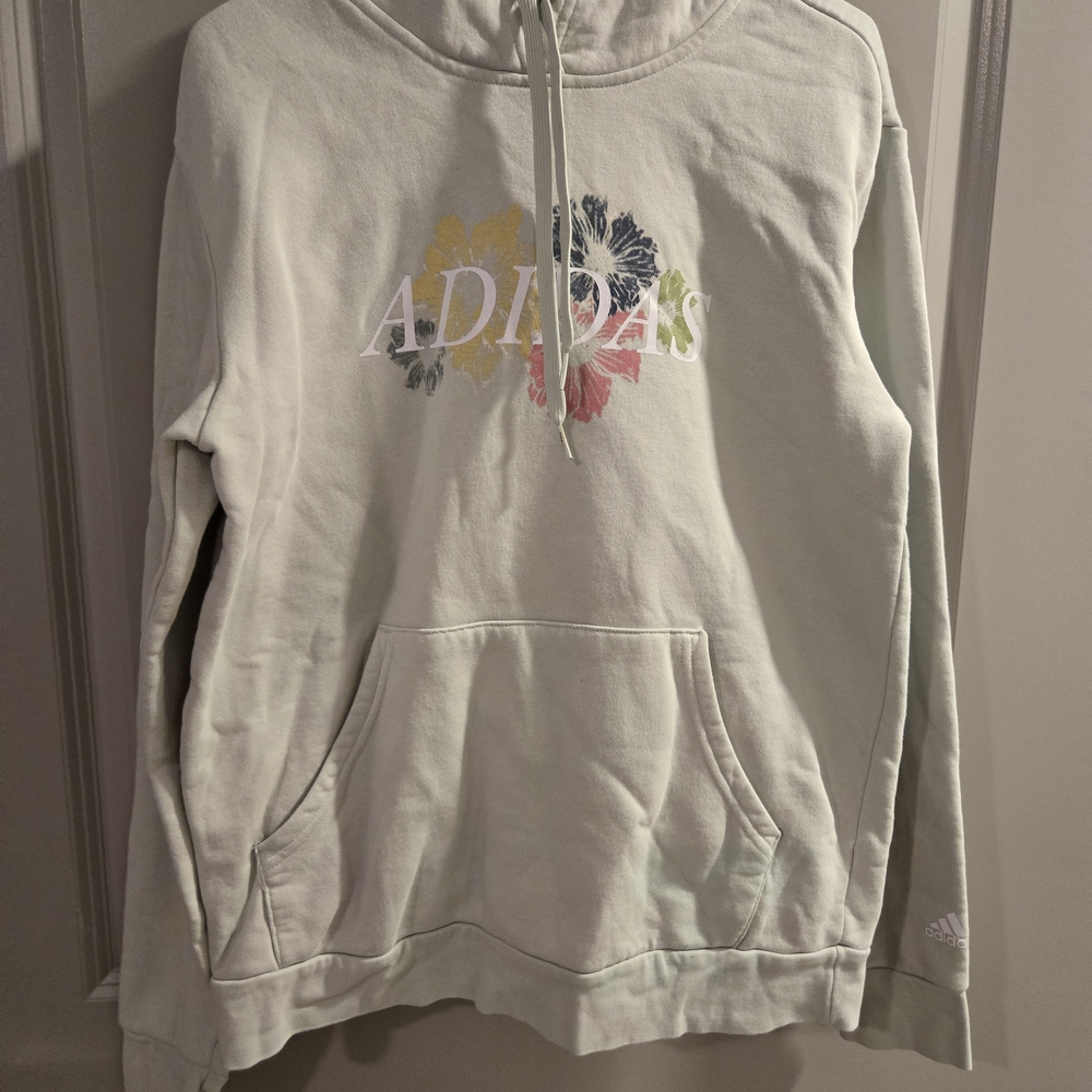 Adidas Floral Logo Hoodie